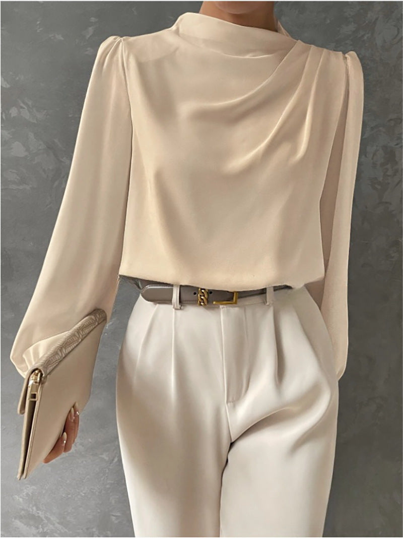 Madison | Women Elegant Relaxed Fit Long Sleeve Blouse