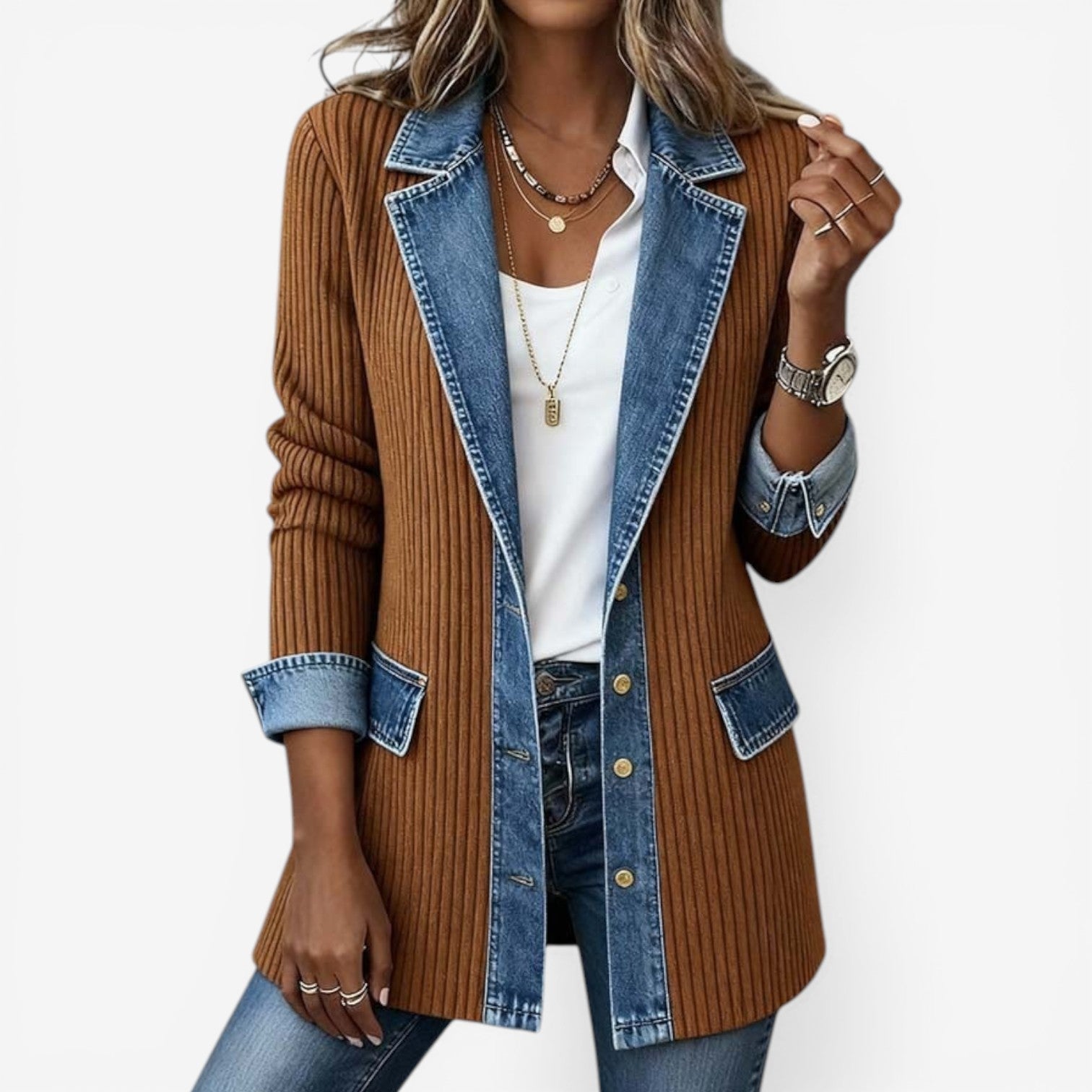 Emilia™ | Denim Blend Jacket