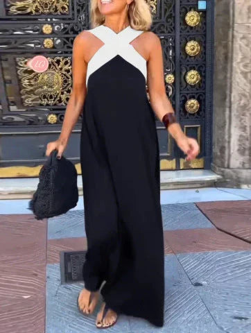 Quirine™ | Wrap-Front Maxi Dress.