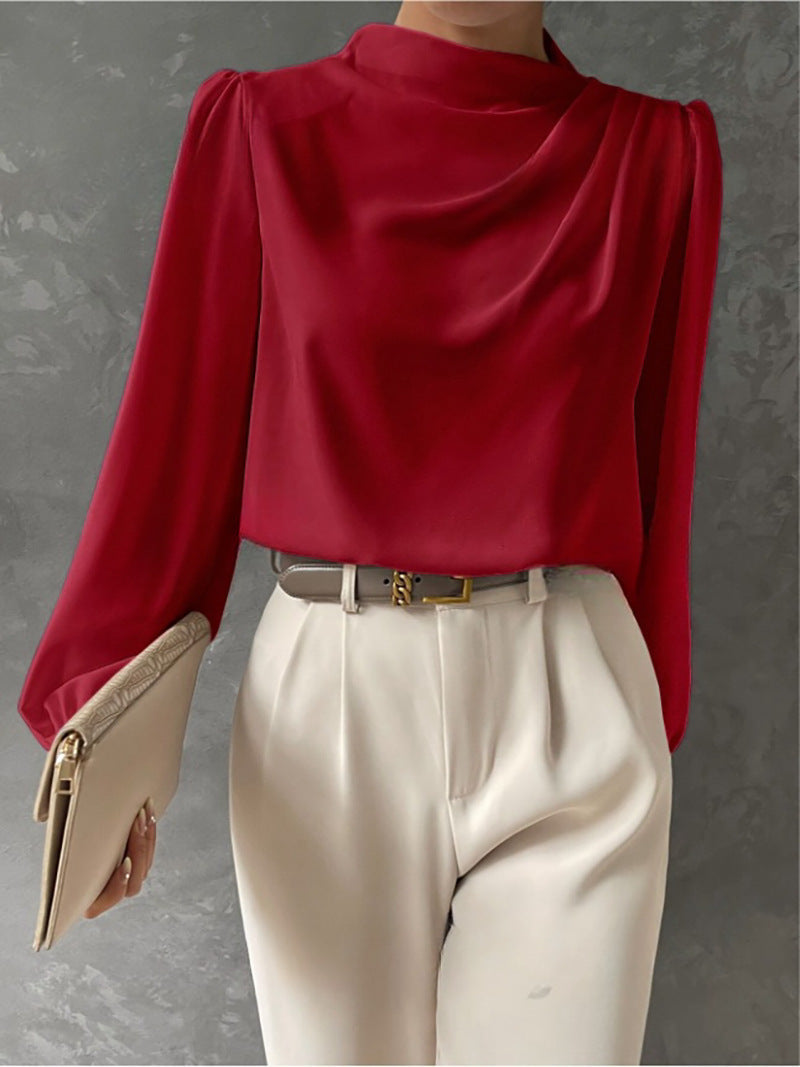 Madison | Women Elegant Relaxed Fit Long Sleeve Blouse