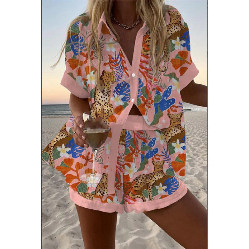 Sophia | Relaxed Shirt & Shorts Set