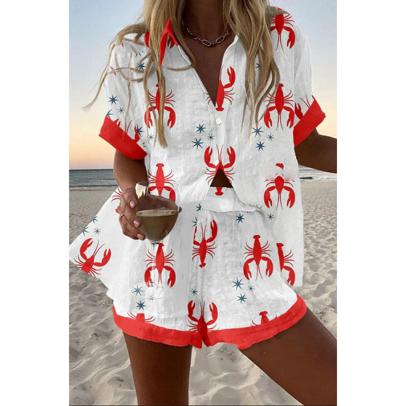 Sophia | Relaxed Shirt & Shorts Set