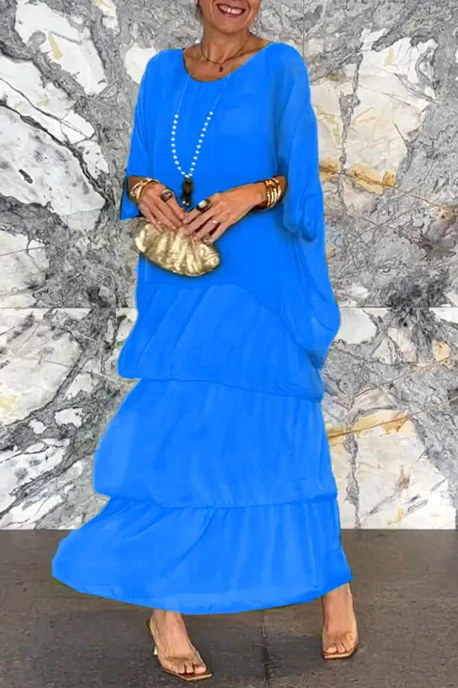Nora Coat Dress - Blue