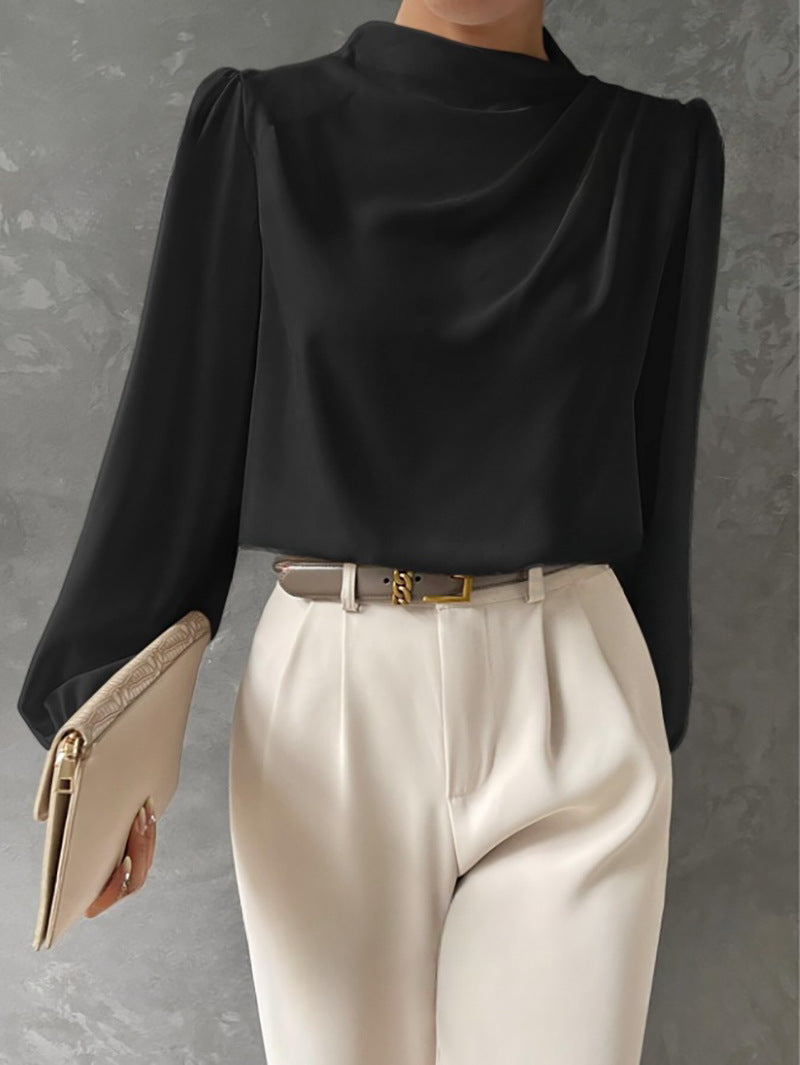 Madison | Women Elegant Relaxed Fit Long Sleeve Blouse