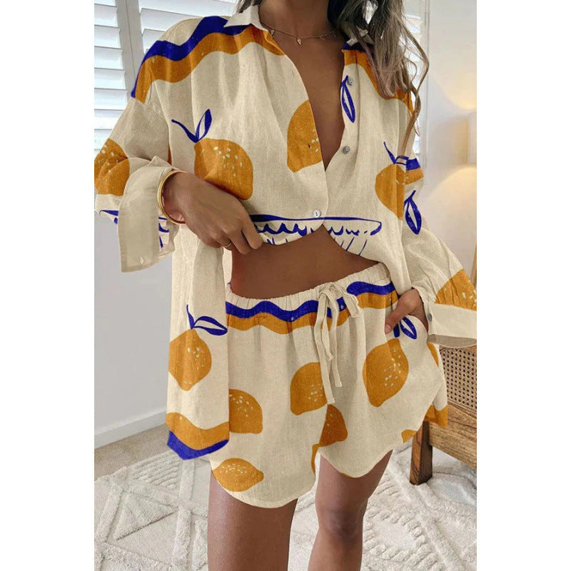 Sophia | Relaxed Shirt & Shorts Set