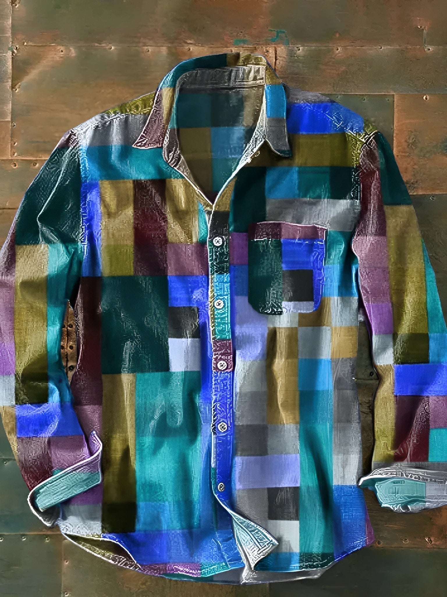 Gael™ | Vintage Patchwork Shirt