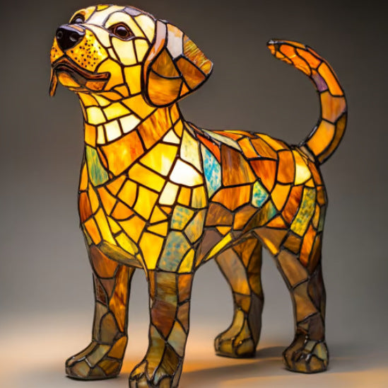 Labrador | Glass Lamp