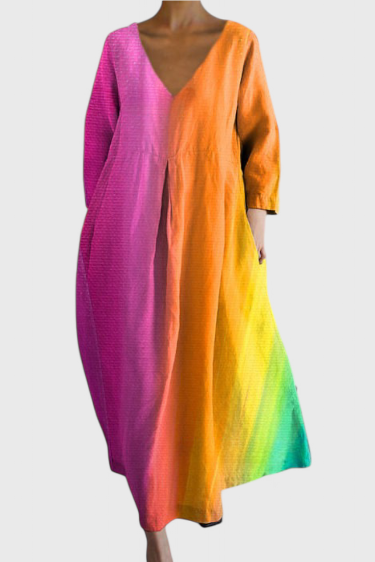 NAOMI – ART BLOOM MIDI DRESS