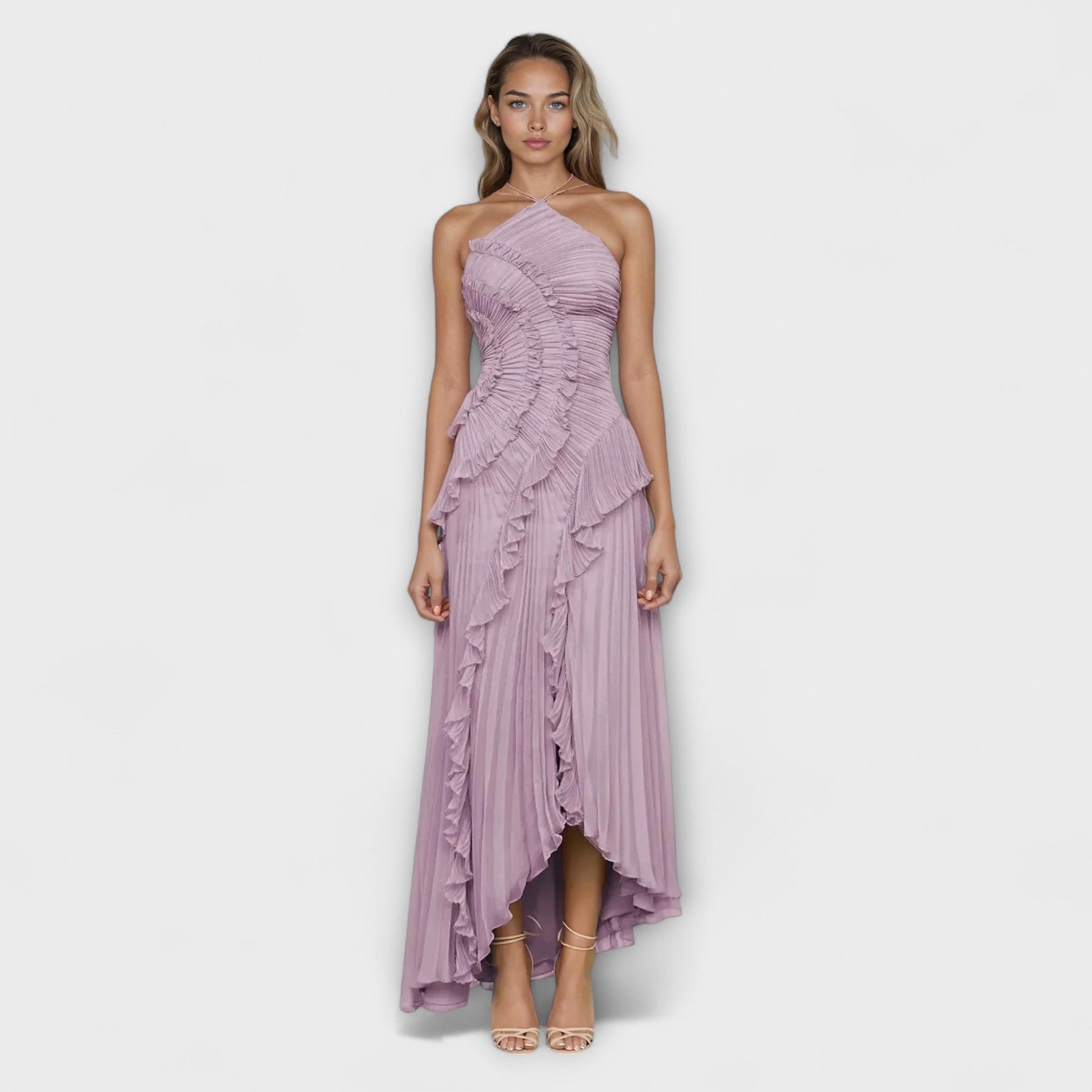 Elisia - Elegant Sleeveless Long Dress