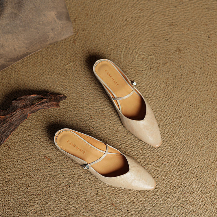 Mule in Genuine Leather Orella