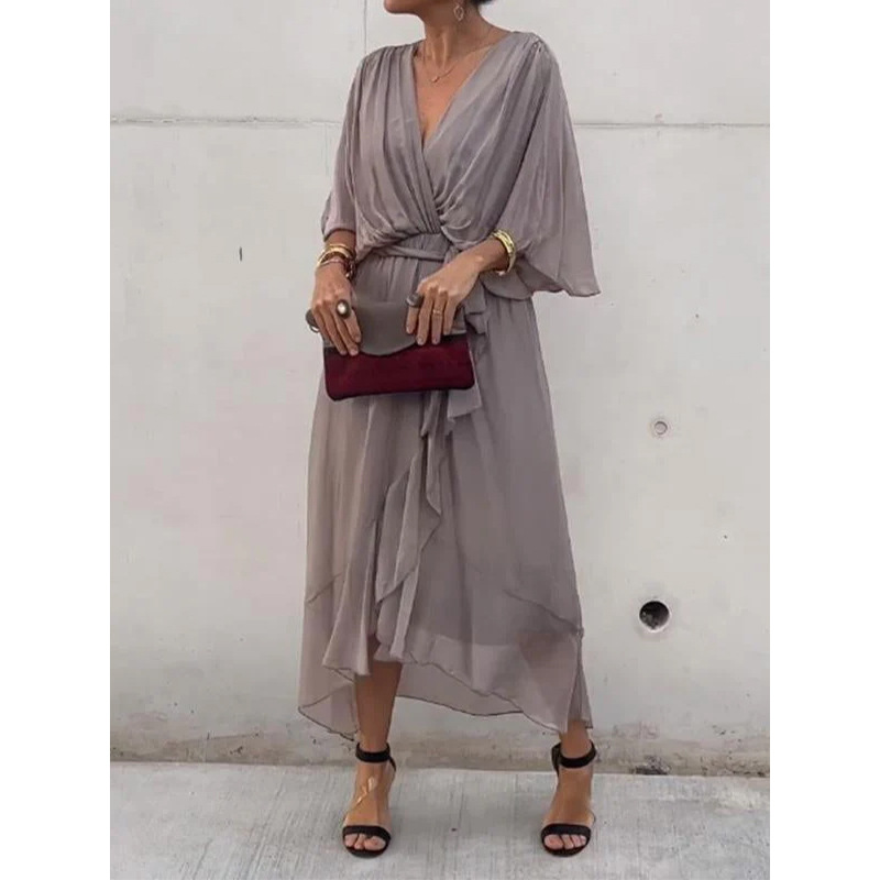 Hally™ Casual Chiffon Dress