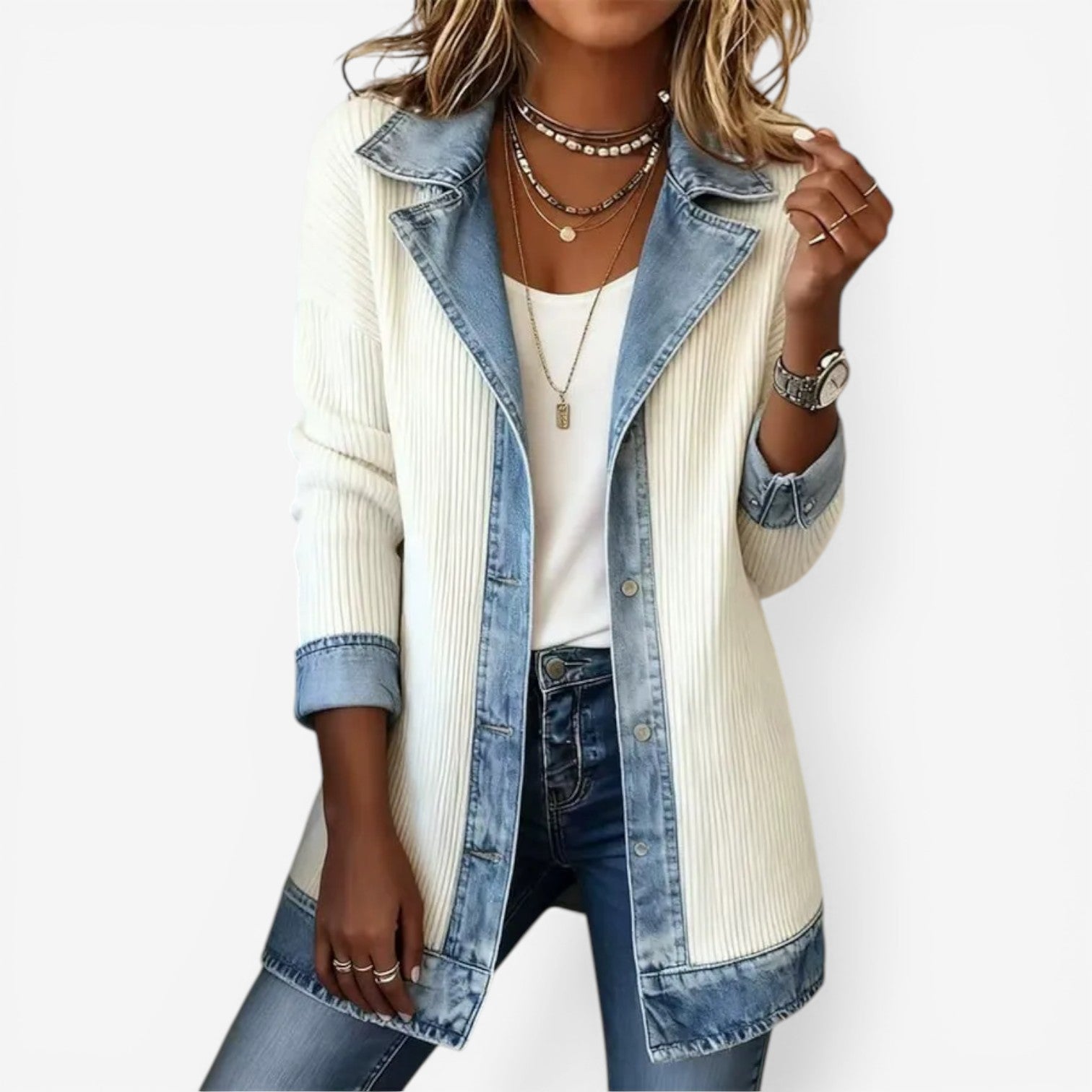 Emilia™ | Denim Blend Jacket