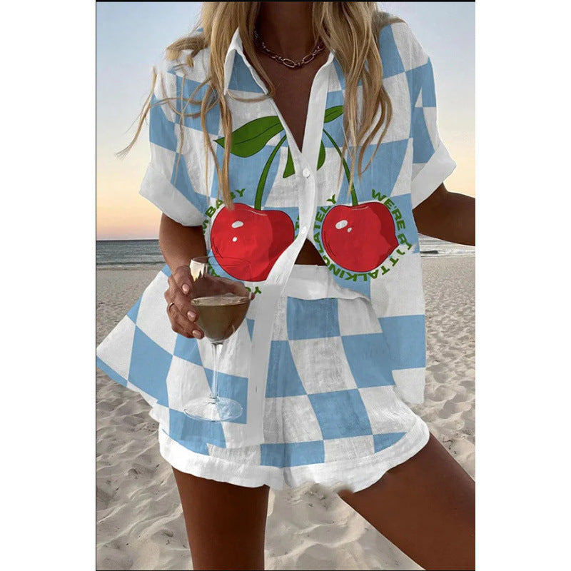 Sophia | Relaxed Shirt & Shorts Set