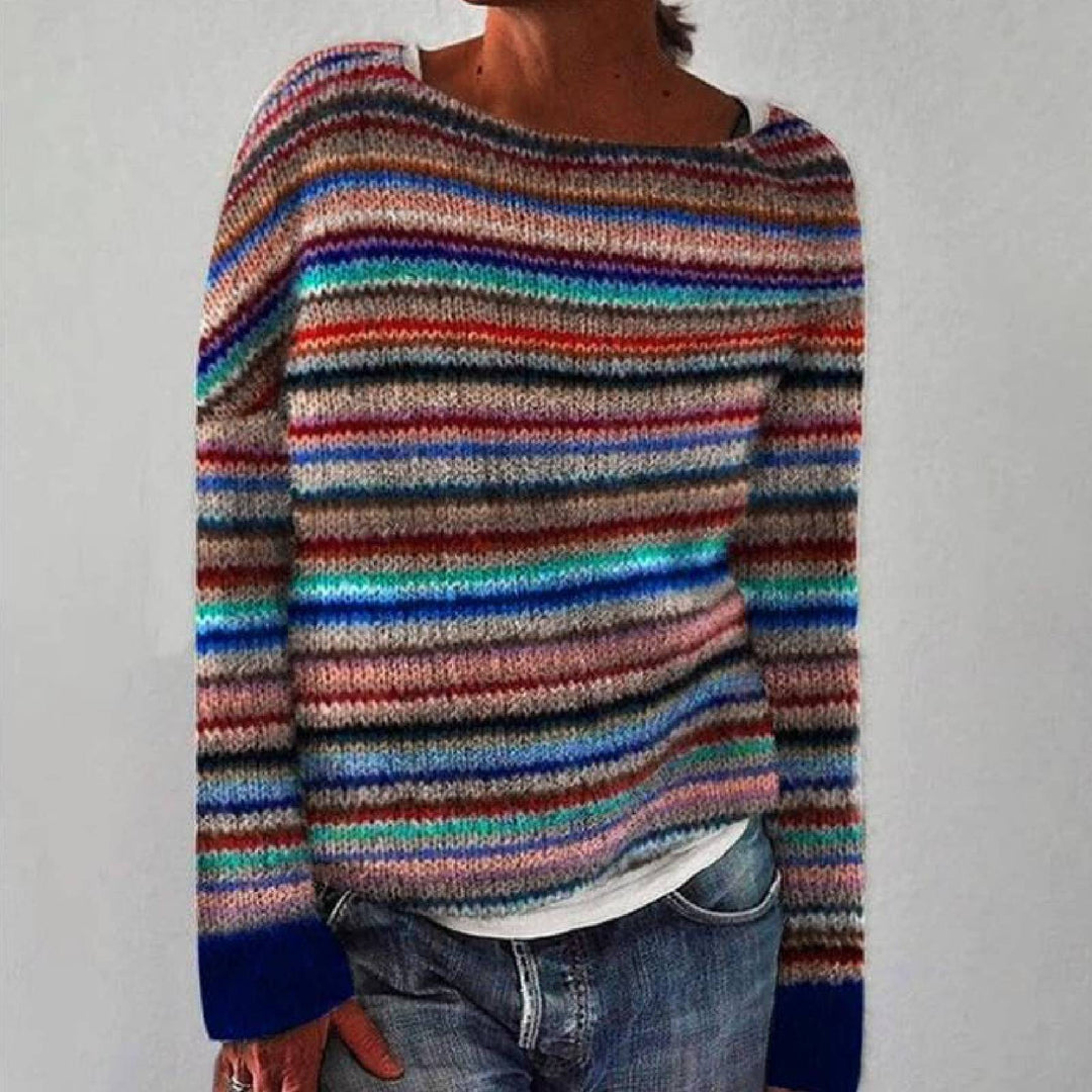 Barbara - Retro Scandinavian Knit Sweater