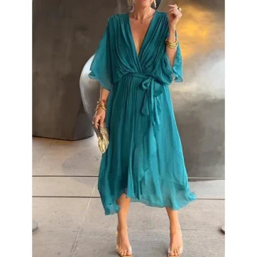 Hally™ Casual Chiffon Dress