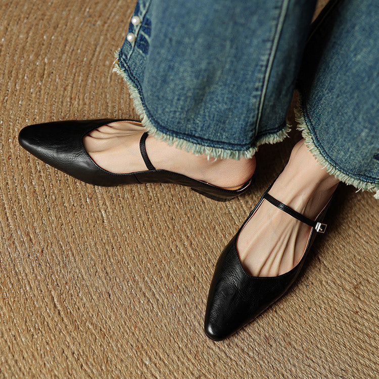Mule in Genuine Leather Orella