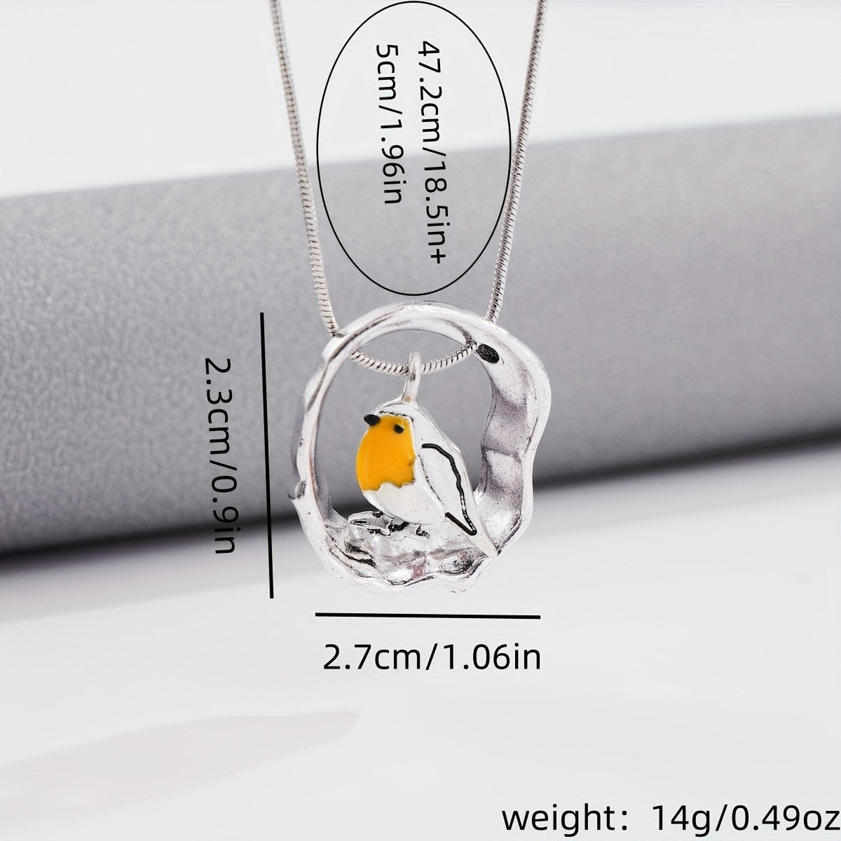 Moi™ | Silver Robin Necklace