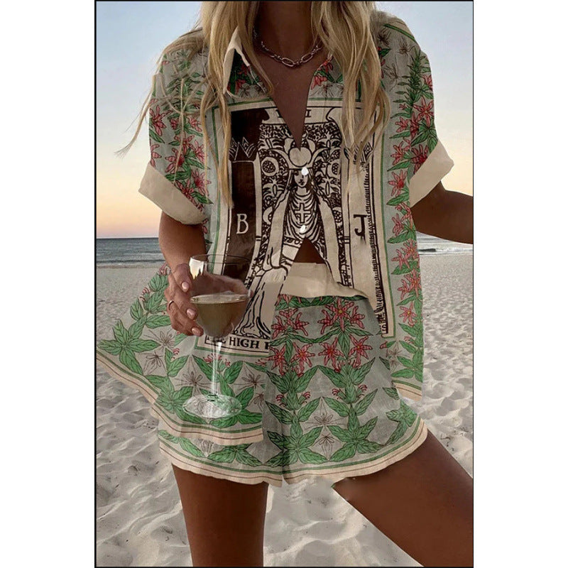 Sophia | Relaxed Shirt & Shorts Set