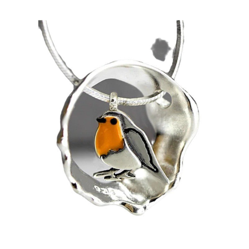 Moi™ | Silver Robin Necklace