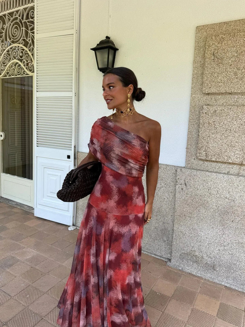 Camila | Elegant Mesh Maxi Dress
