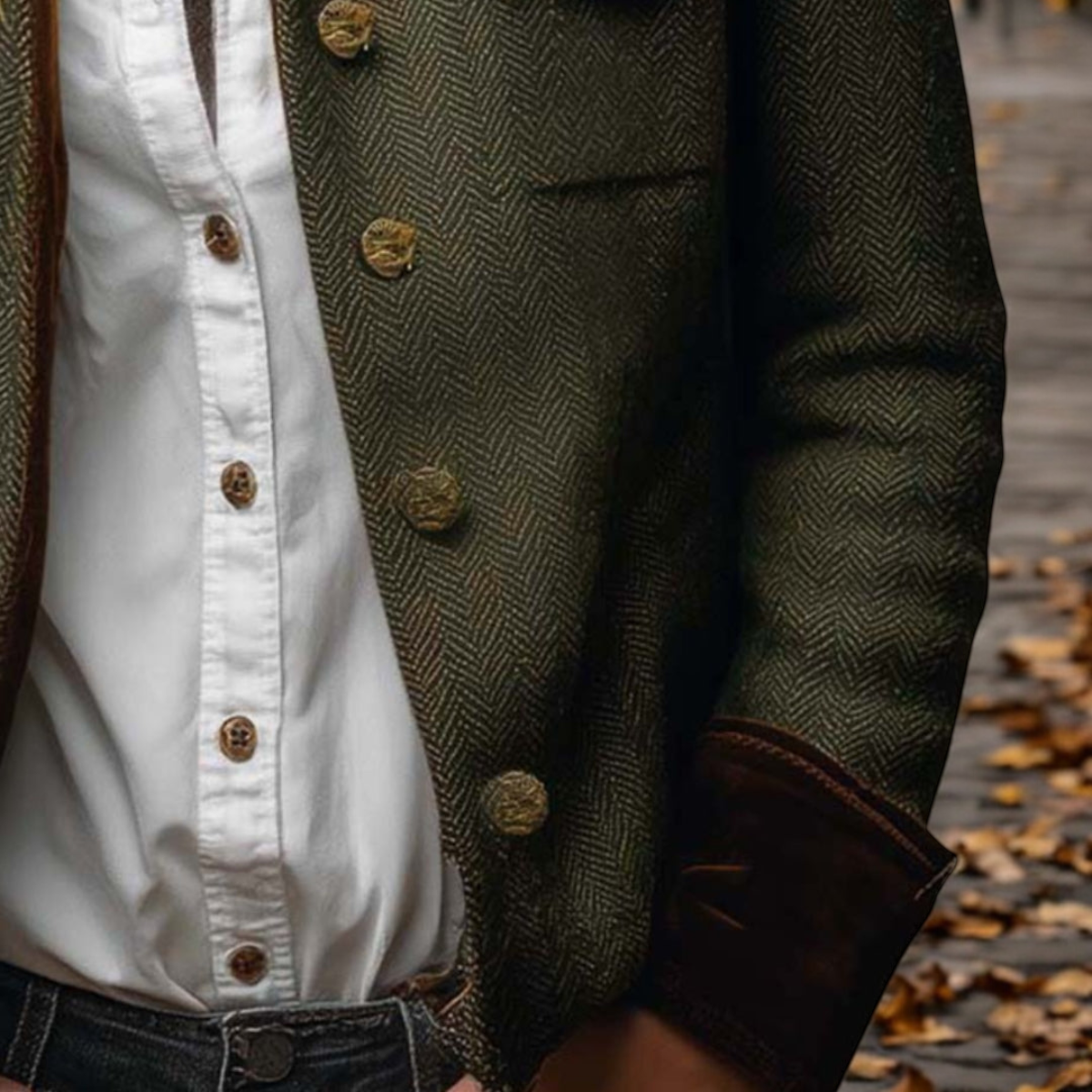 DARMAE™ | Refined Button Jacket with Tailored Structure