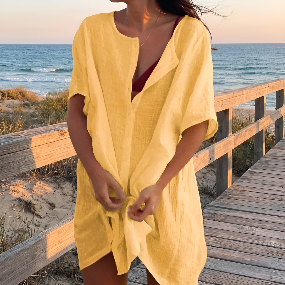 LUCIE™ | Lightweight Cotton Blouse