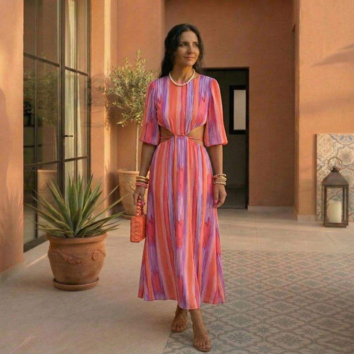 KIKI | LONG RIVIERA DRESS