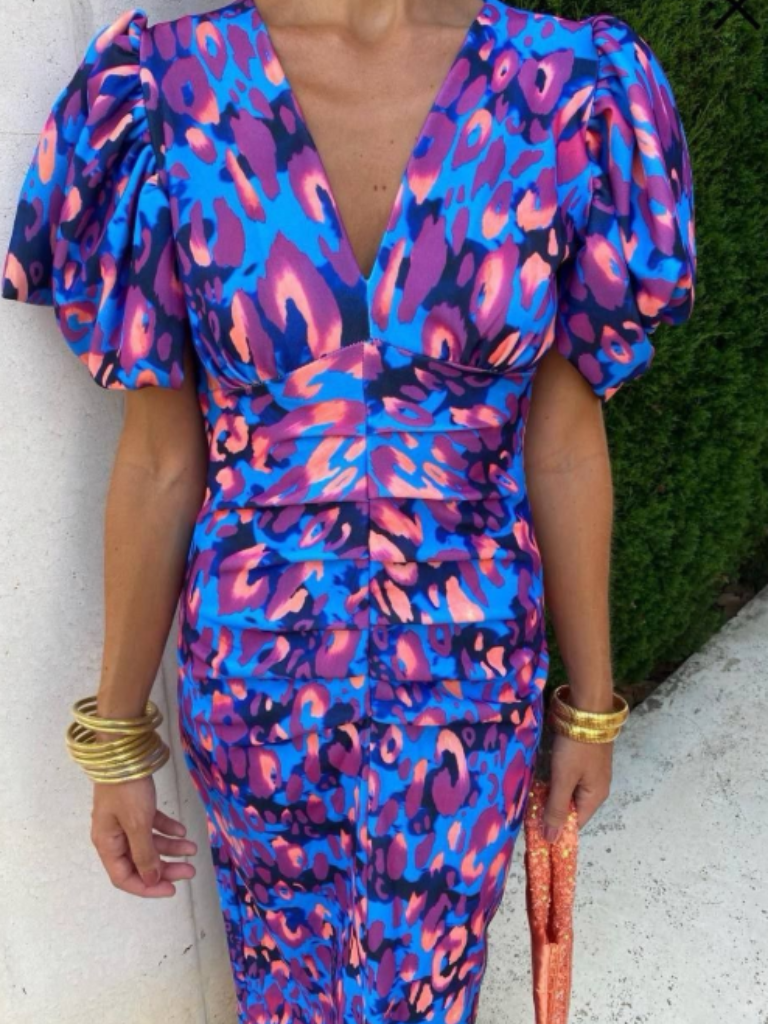 Pleated Midi Dress Live