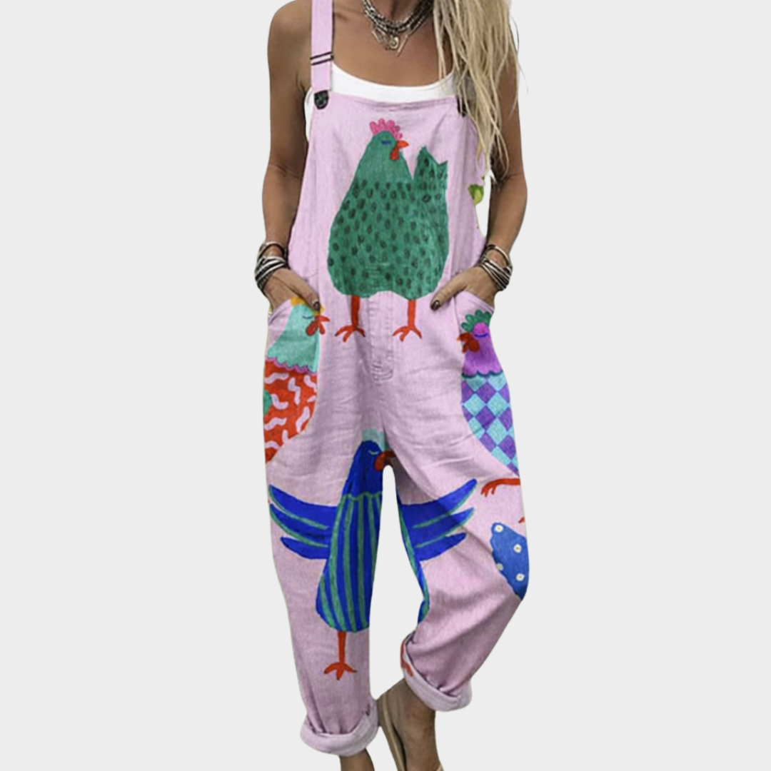 Soreva™ | Comfortable printed Jmpsuit