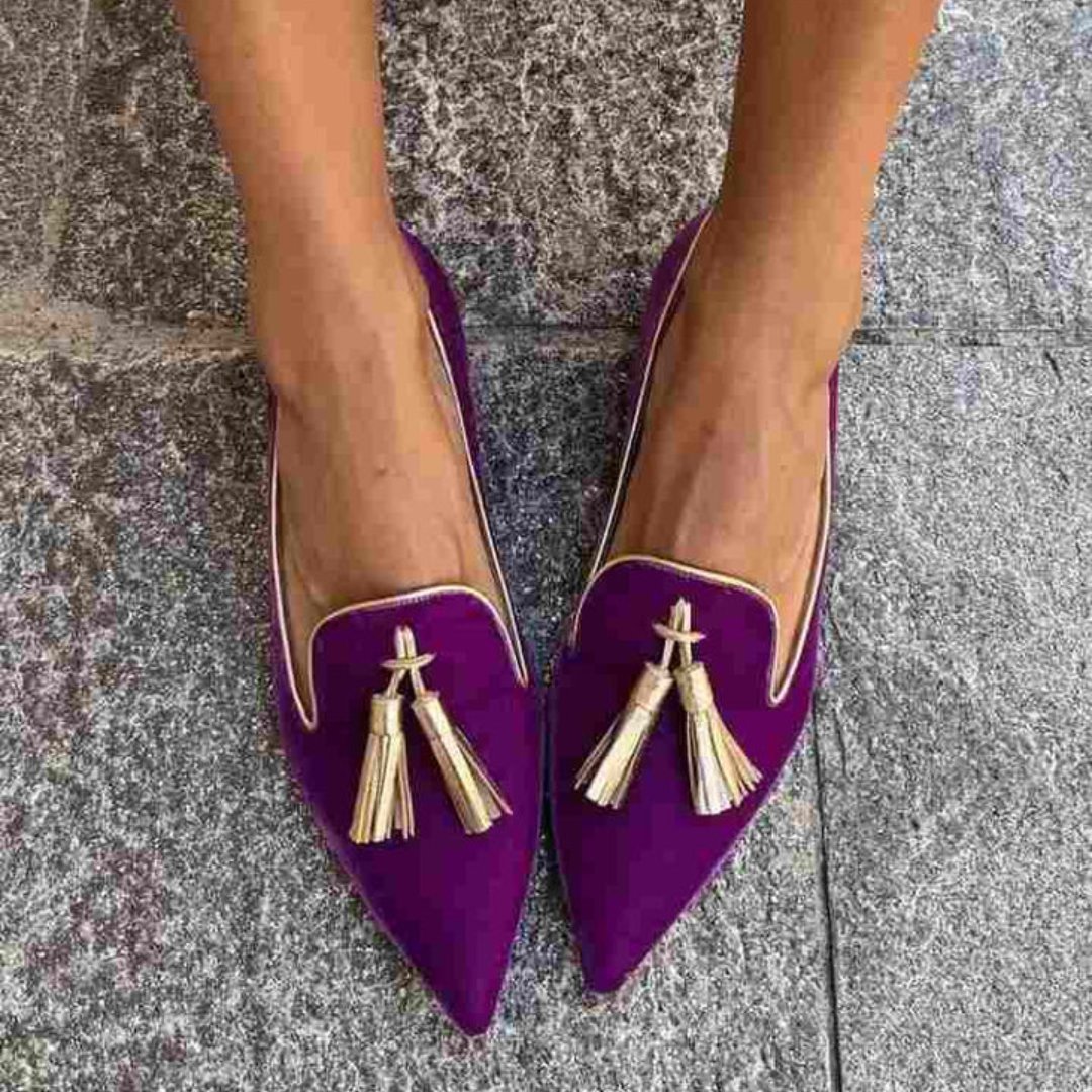 Portia - Boho Fringe Moccasins