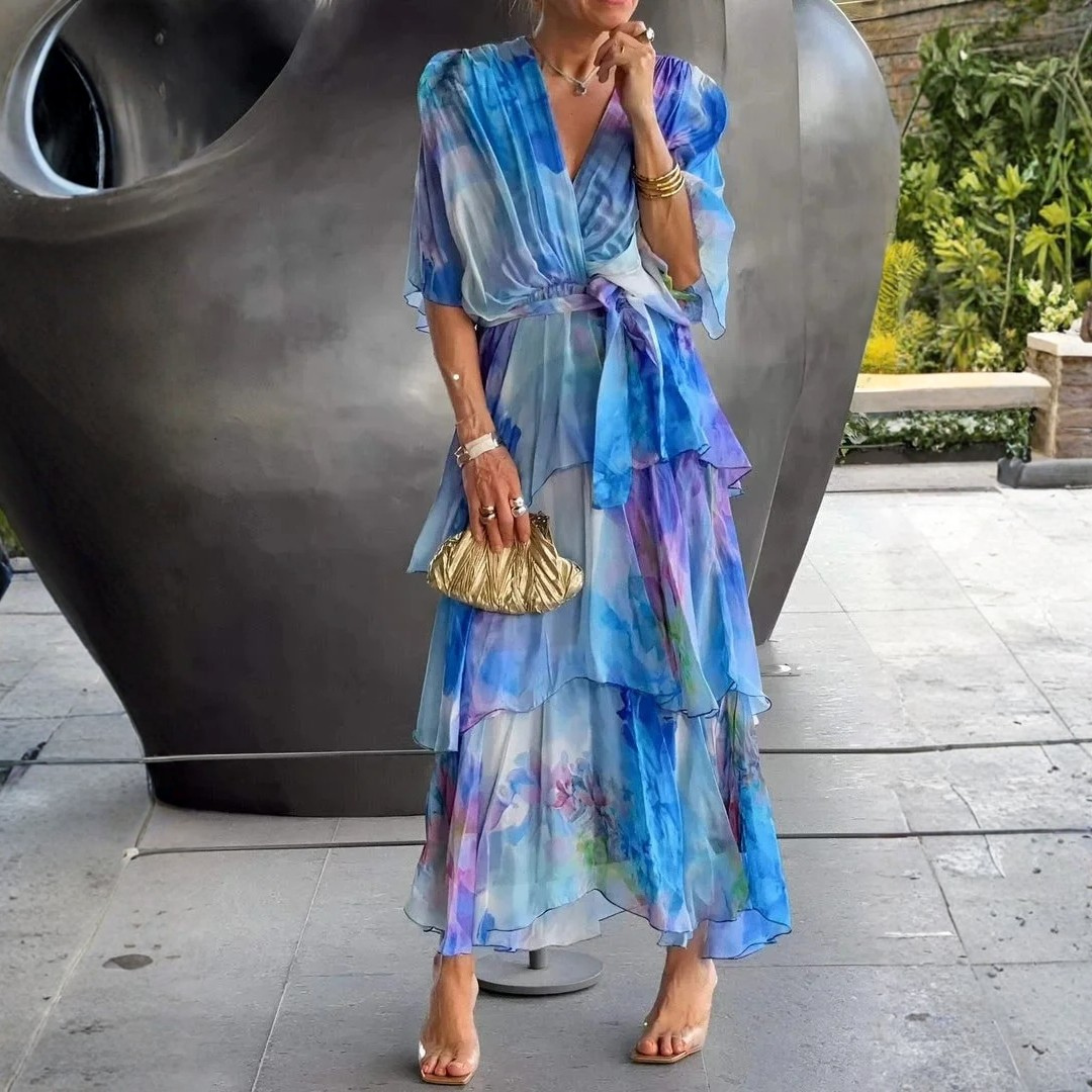 Cassia – Fluid Chiffon Dress for Women