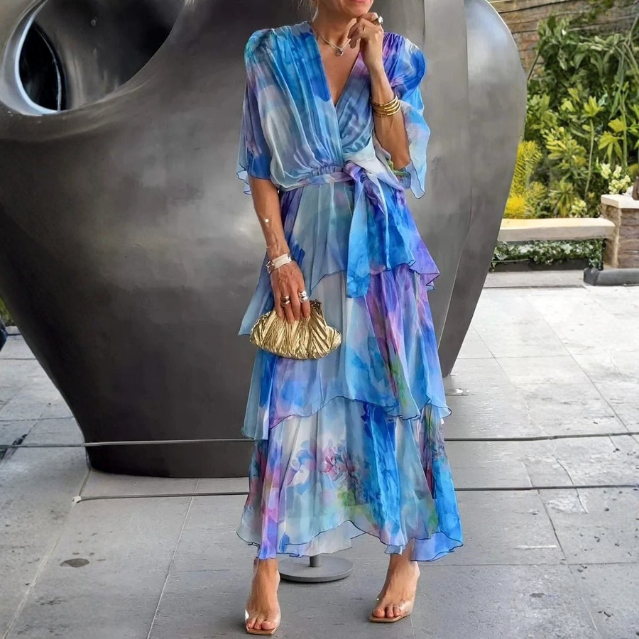 Cassia – Fluid Chiffon Dress for Women