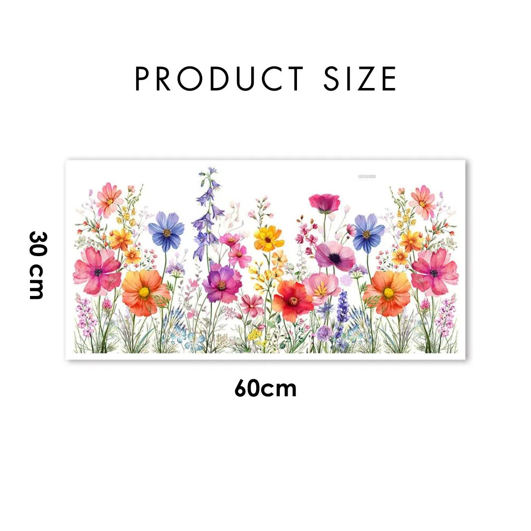 Florenza - Floral Window Stickers for a Spring Home Refresh (2+1 Free)