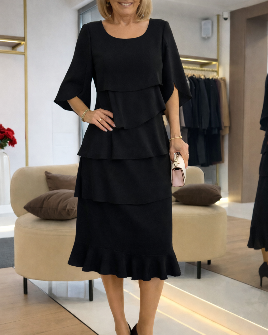 Patricia | Elegant and Comfortable Ruffled Dress