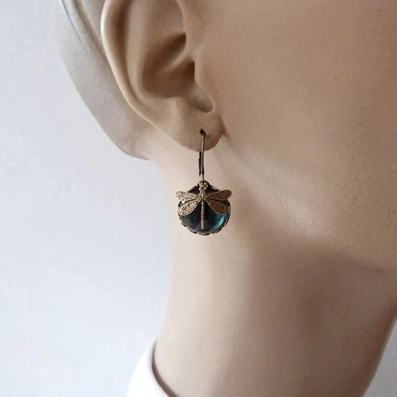 Lyvelle – Vintage Dragonfly Shaped Earrings