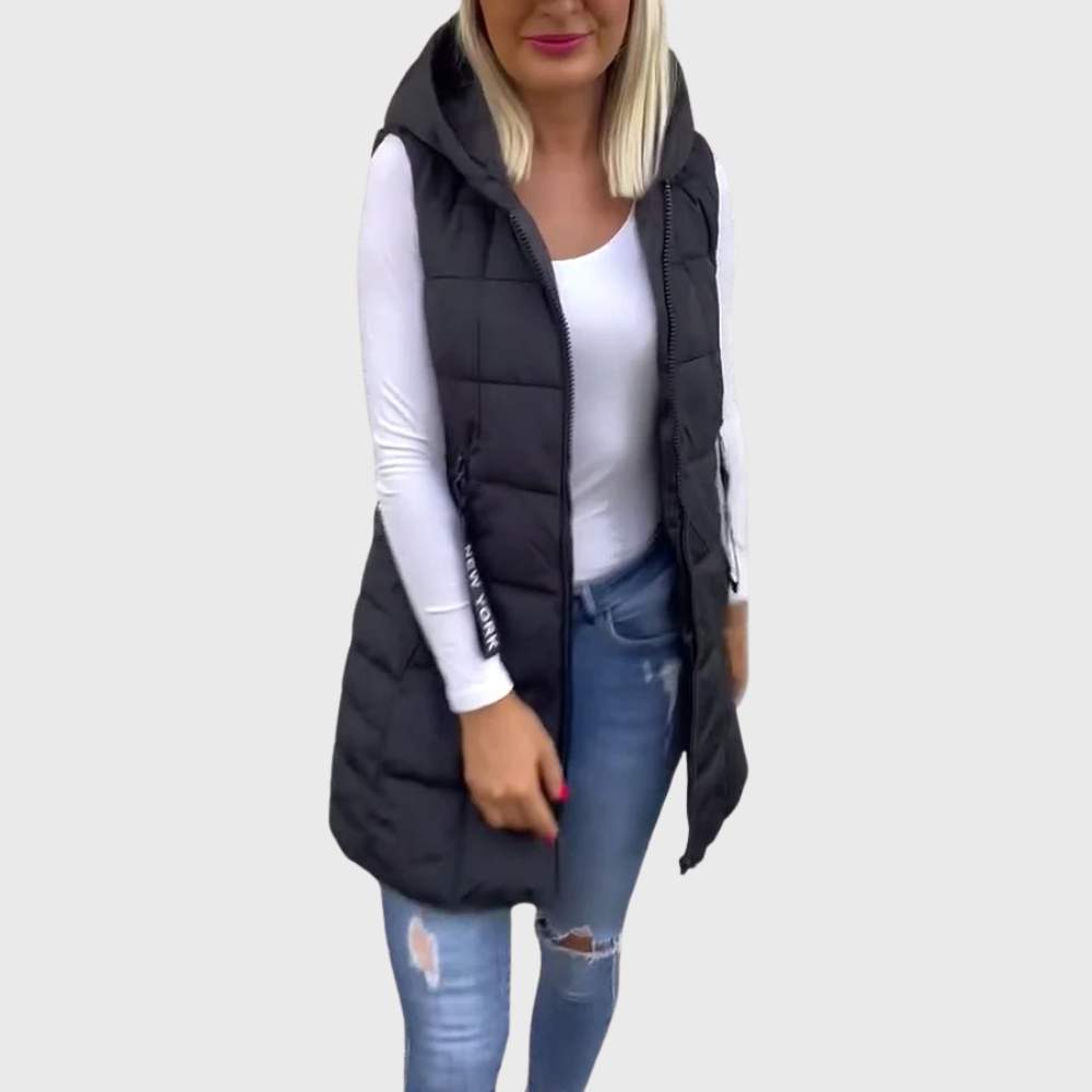 Maya™ | Sleeveless Padded Coat
