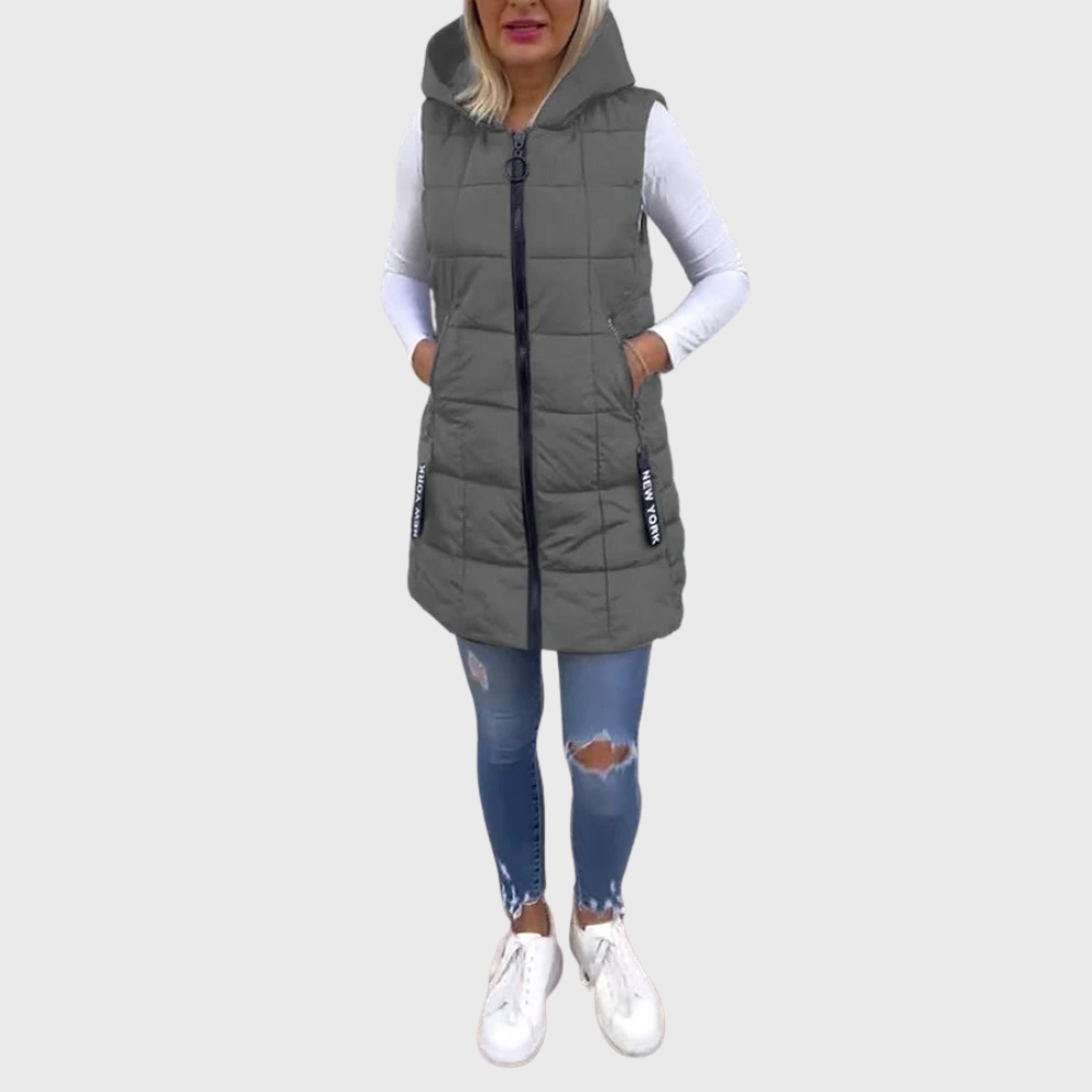 Maya™ | Sleeveless Padded Coat