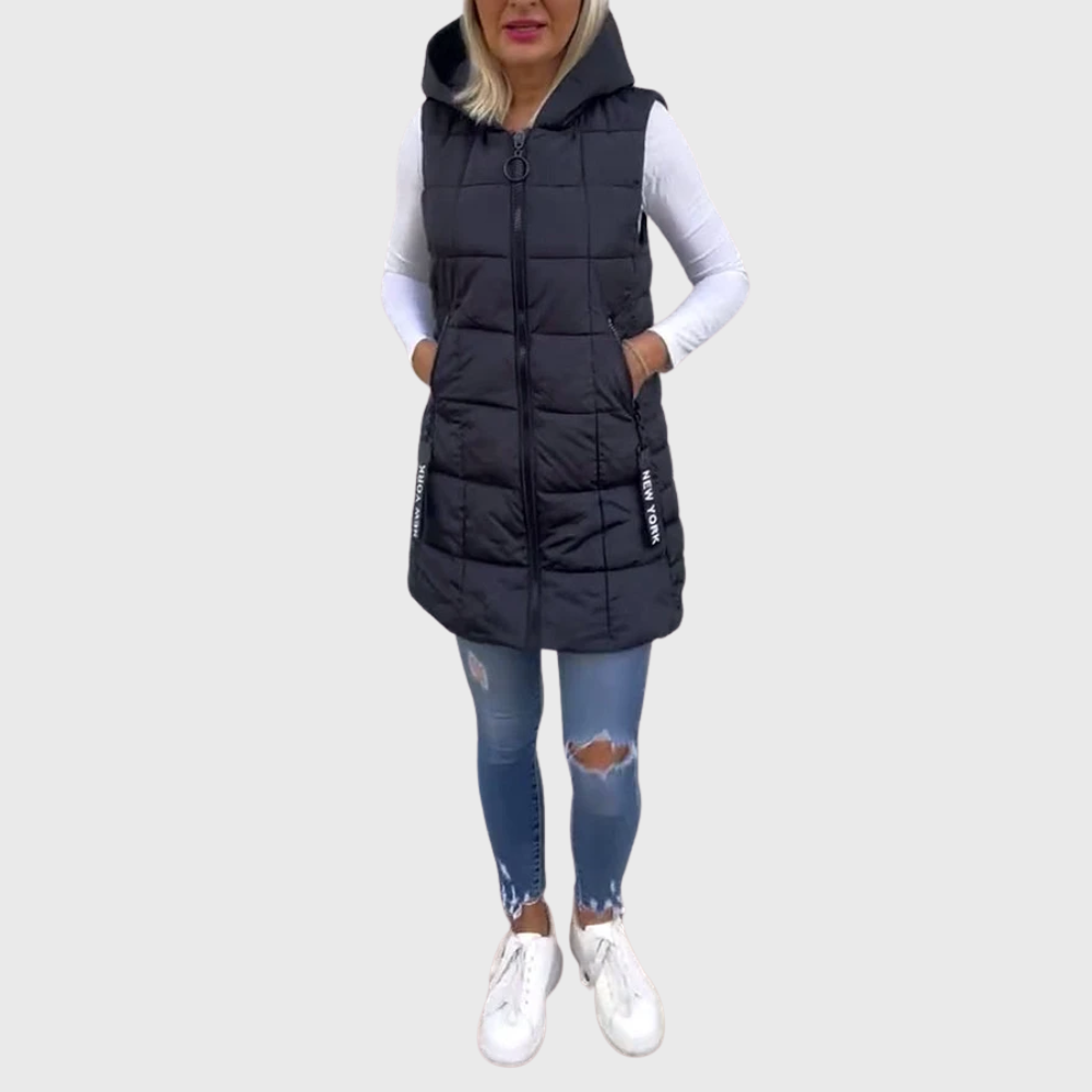 Maya™ | Sleeveless Padded Coat