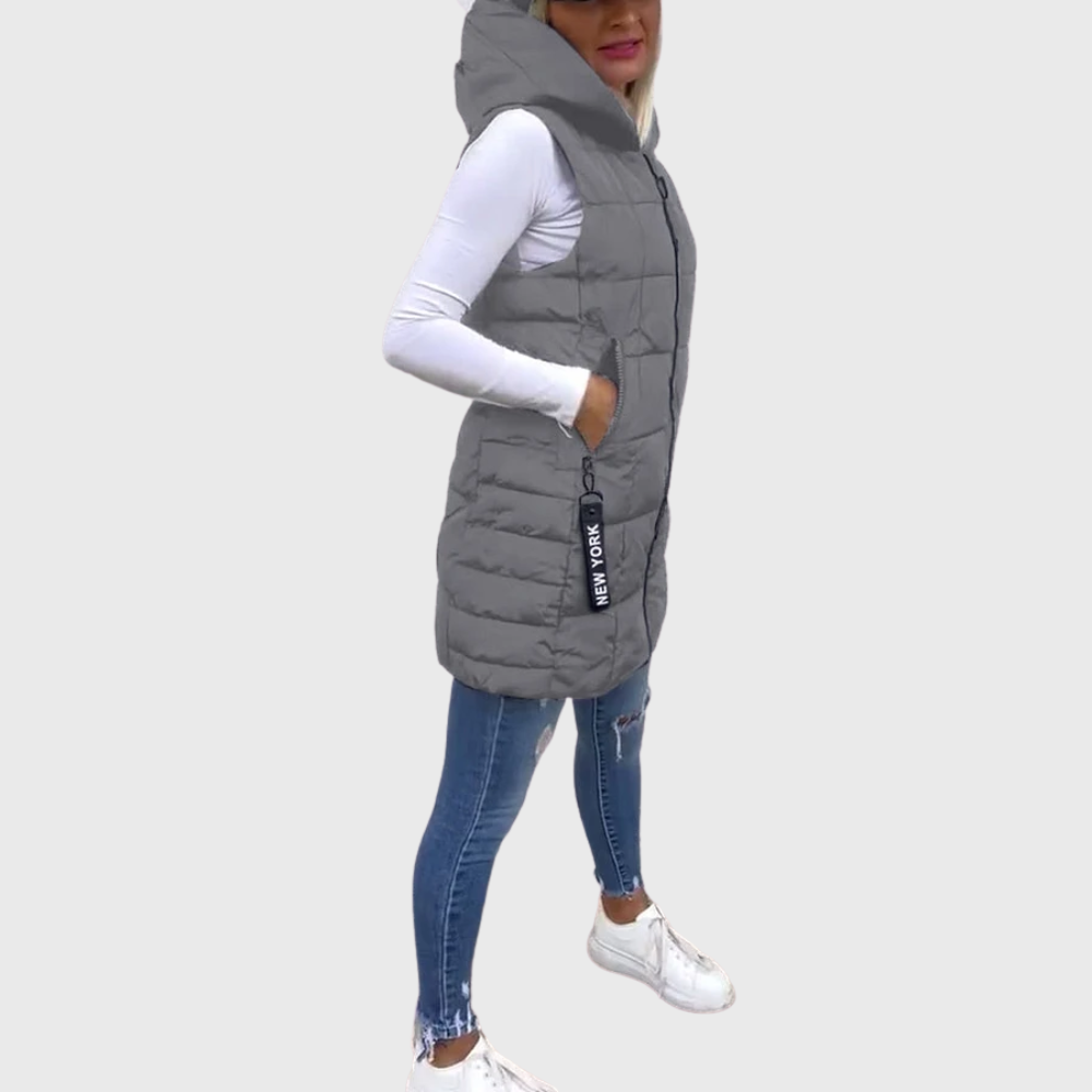 Maya™ | Sleeveless Padded Coat