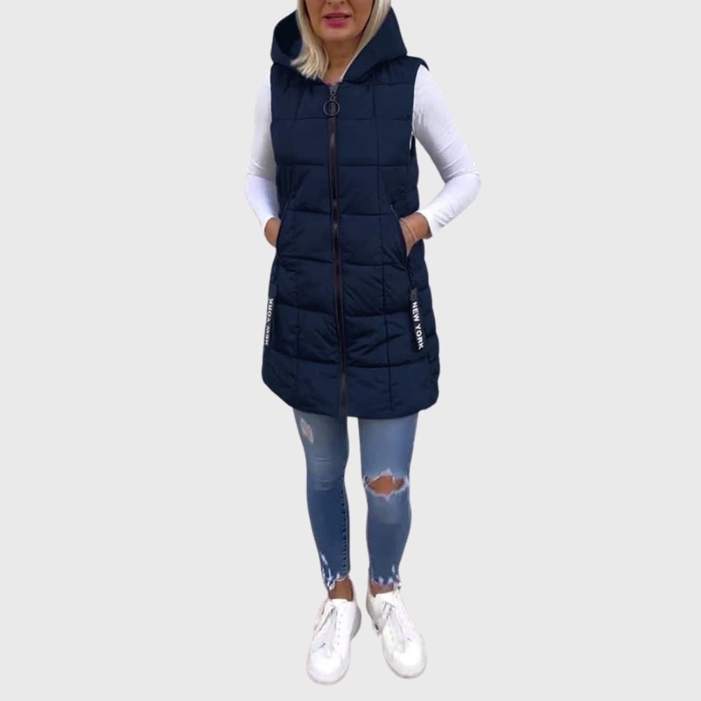 Maya™ | Sleeveless Padded Coat