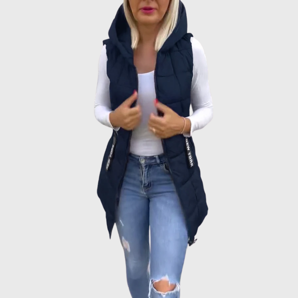 Maya™ | Sleeveless Padded Coat
