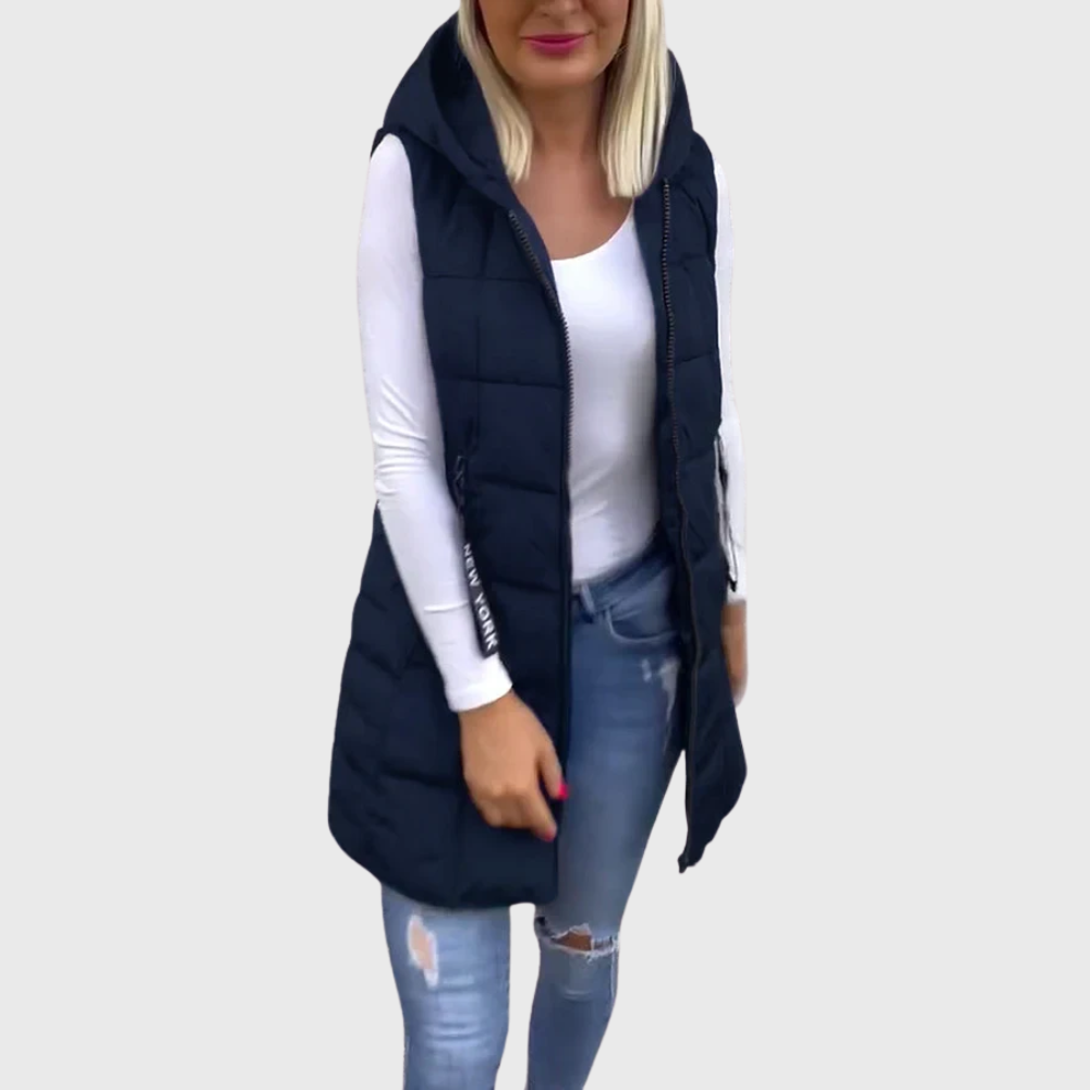 Maya™ | Sleeveless Padded Coat