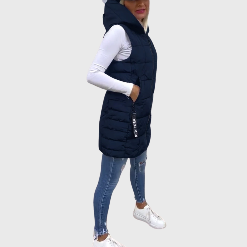Maya™ | Sleeveless Padded Coat