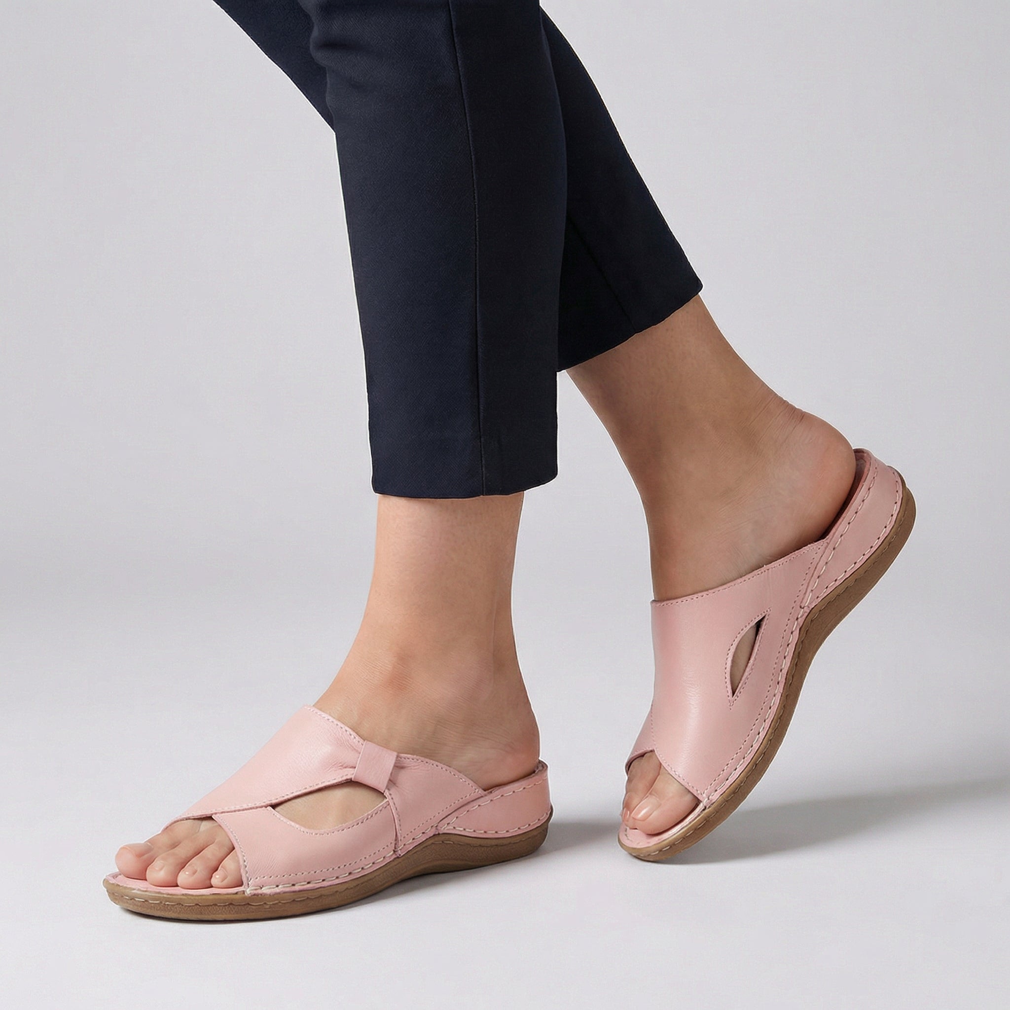 Nicole | Women’s Orthopedic Open-Toe Comfort Slide Sandals
