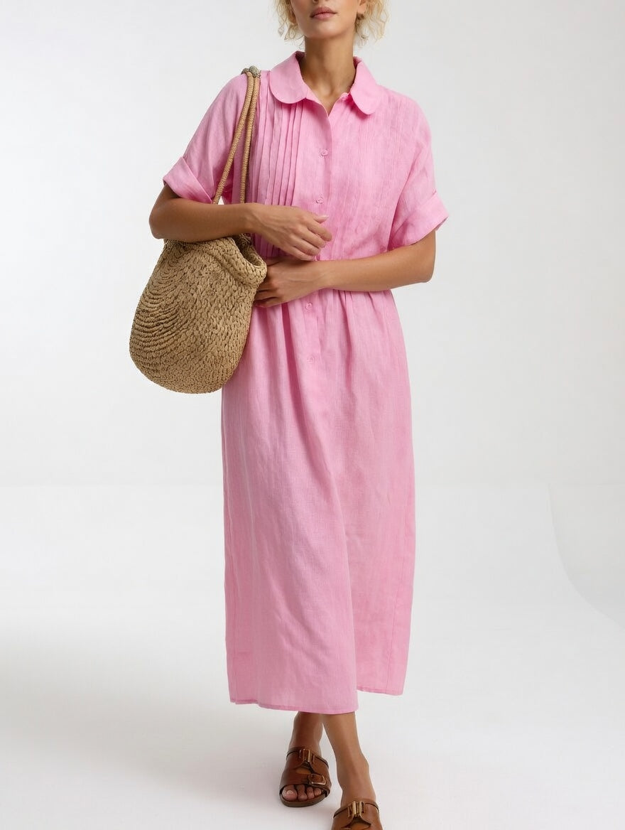 Lysandra™ - Breezy Summer Shirt Dress