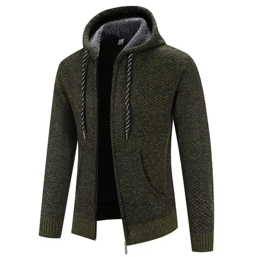 Lucien - Long Sleeve Hooded Sweater With Zipper