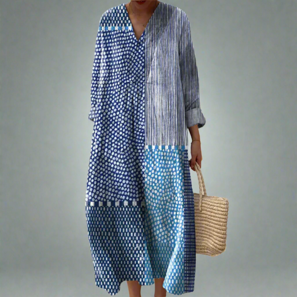 Sarah | Elegant geometric dress