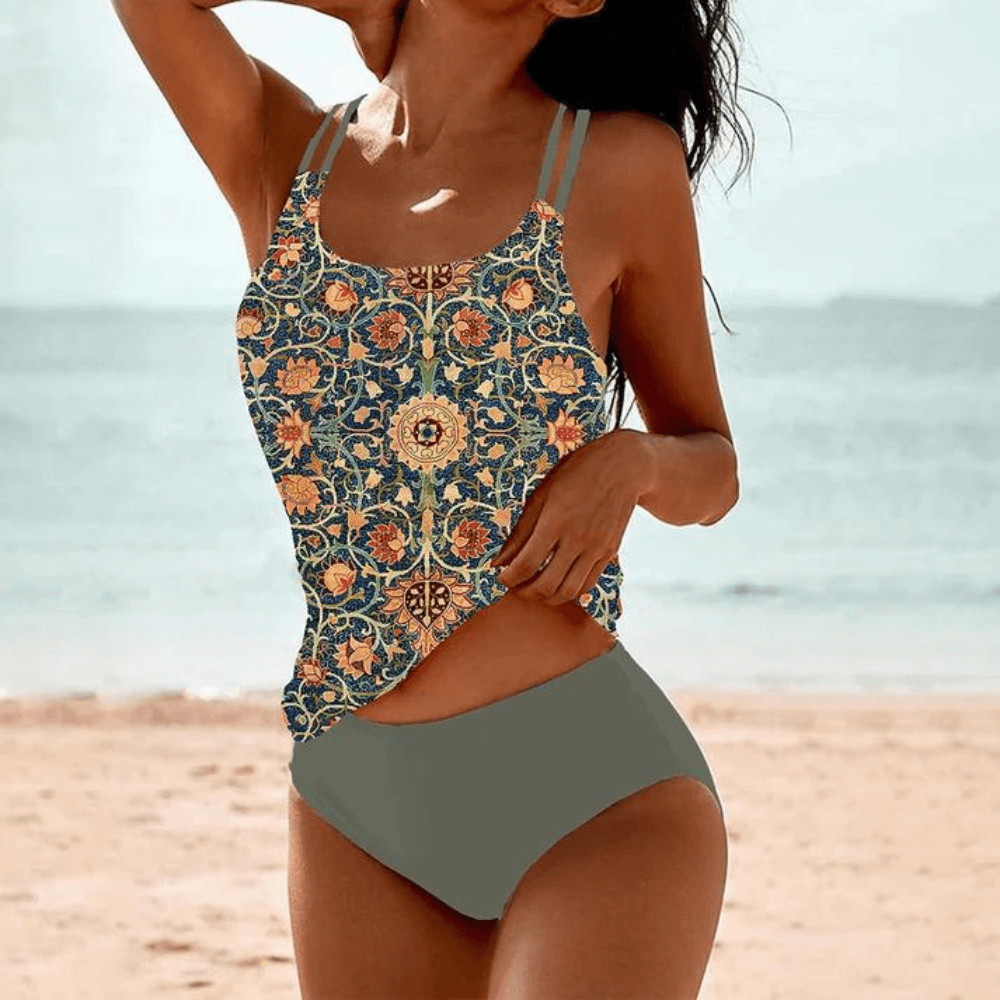 Ruby - Elegant Printed Swimsuit