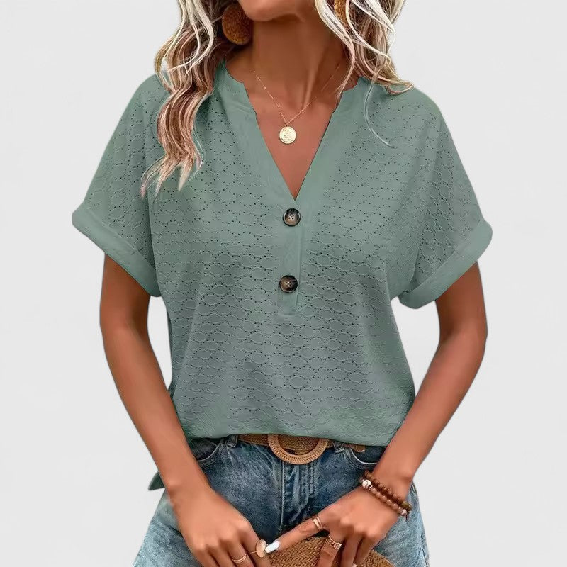 Bellisse | Sophisticated V-Neck Blouse