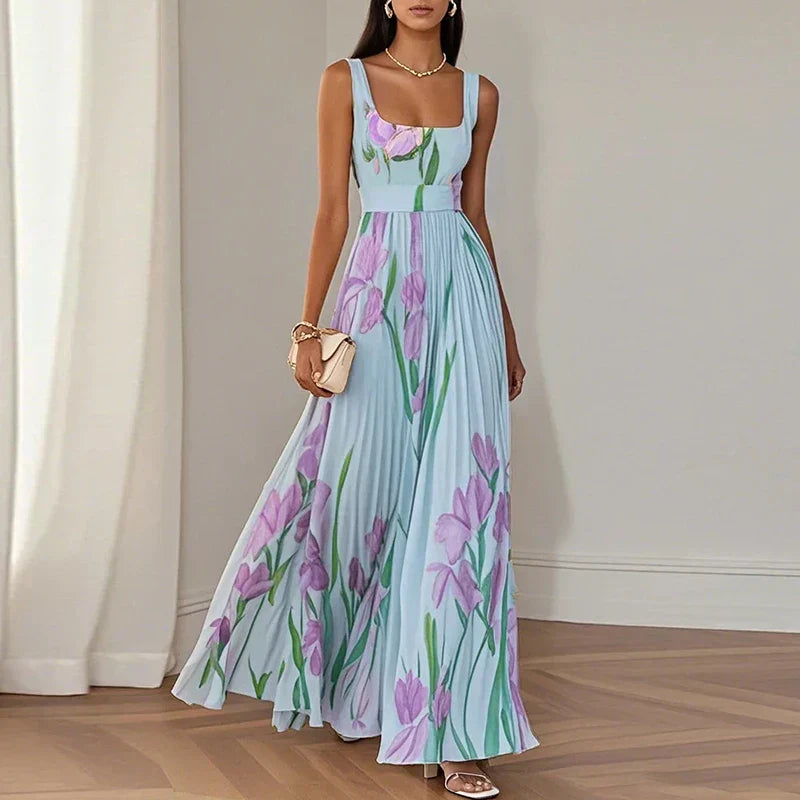 Claudia™ | Floral Maxi A-Line Dress